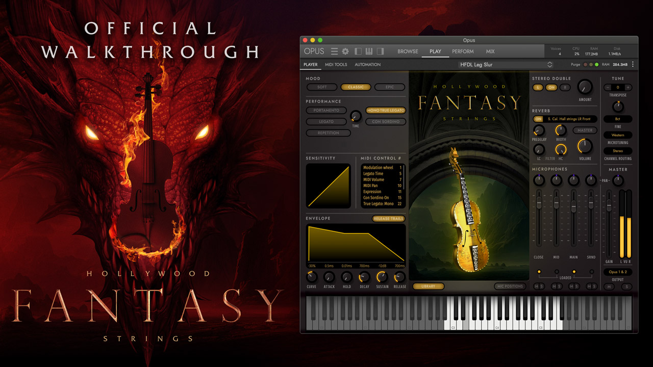 Watch the official Hollywood Fantasy Strings Walkthrough