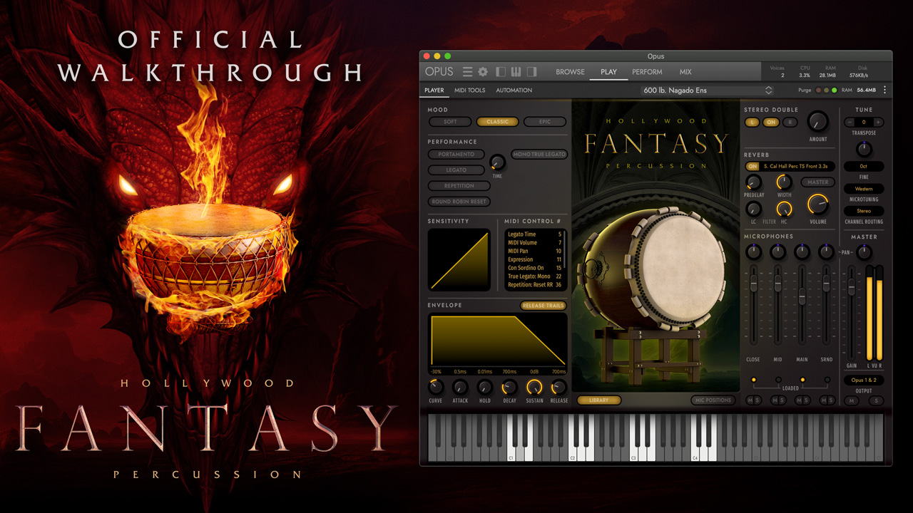Watch the official Hollywood Fantasy Percussion Walkthrough