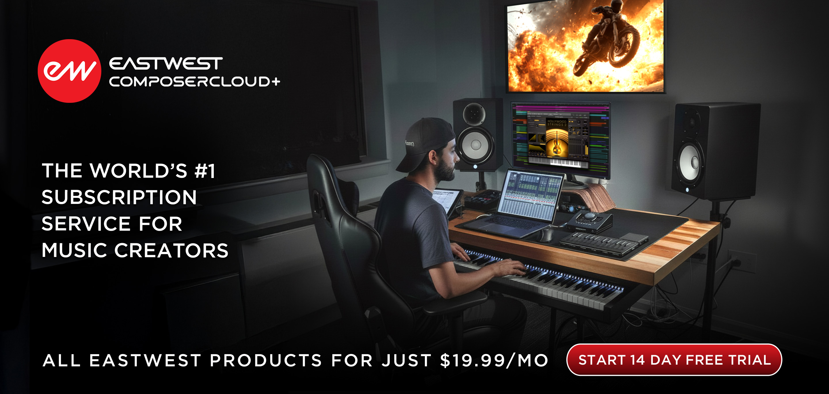 EastWest ComposerCloud+ - All EastWest Products for just $19.99/month