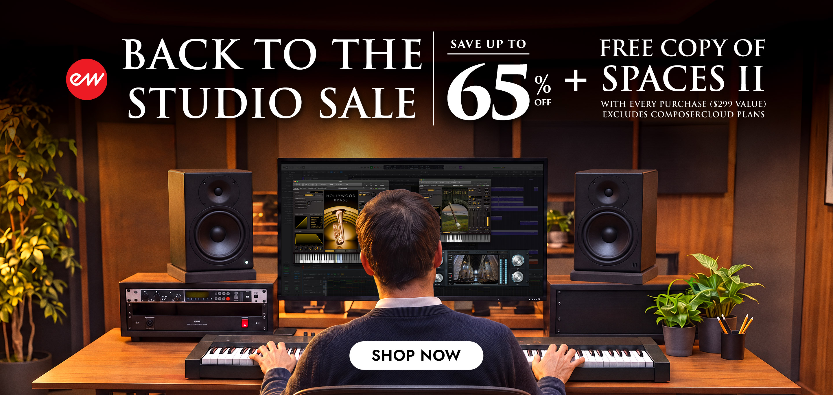 Back to the Studio Sale - Save up to 65% Off EastWest Products
