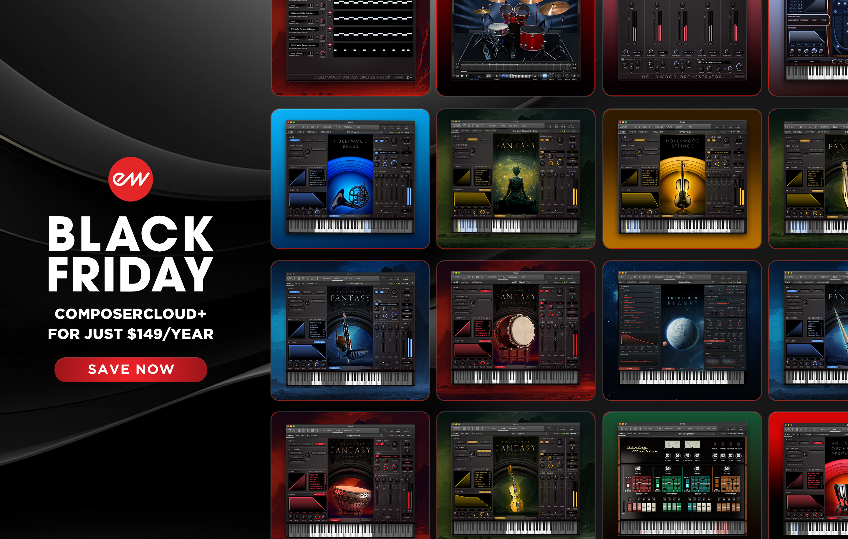 EastWest Black Friday - ComposerCloud+ for just $149/year