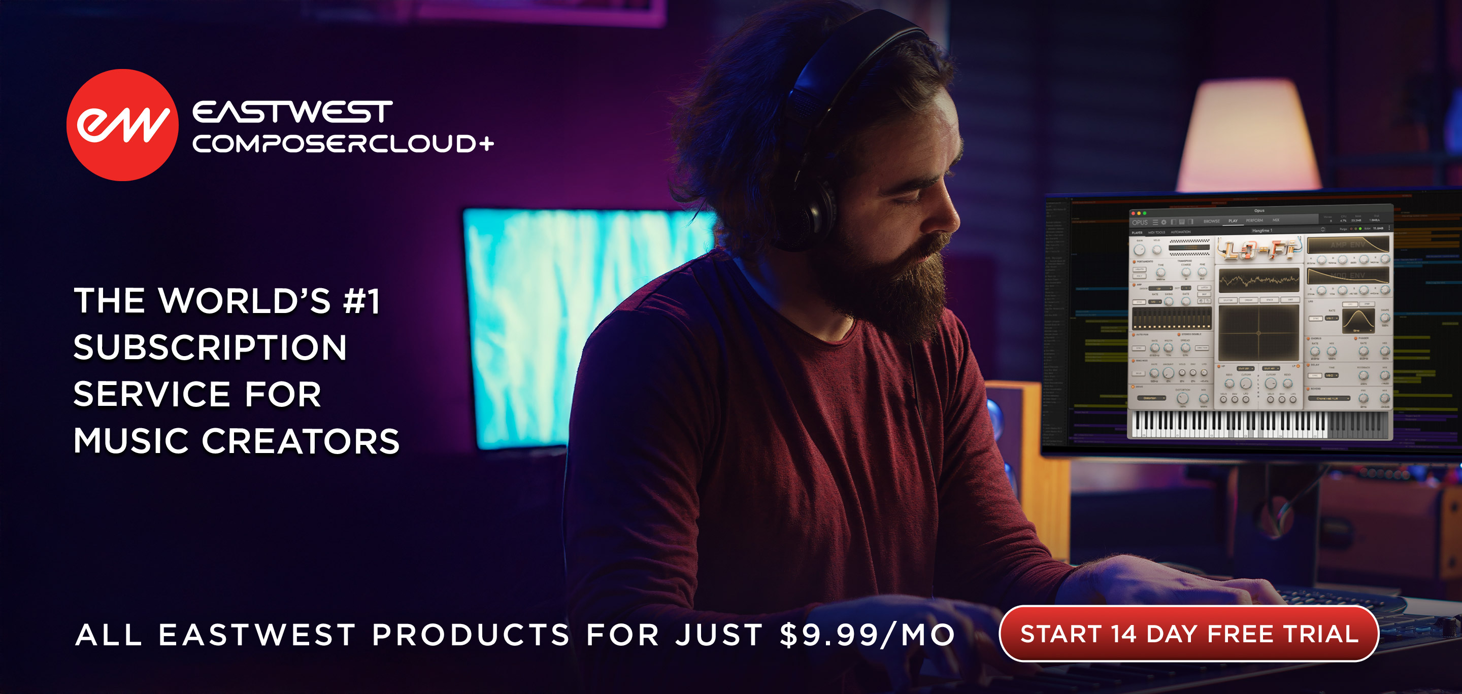 EastWest ComposerCloud+ - Start Your 14 Day Free Trial