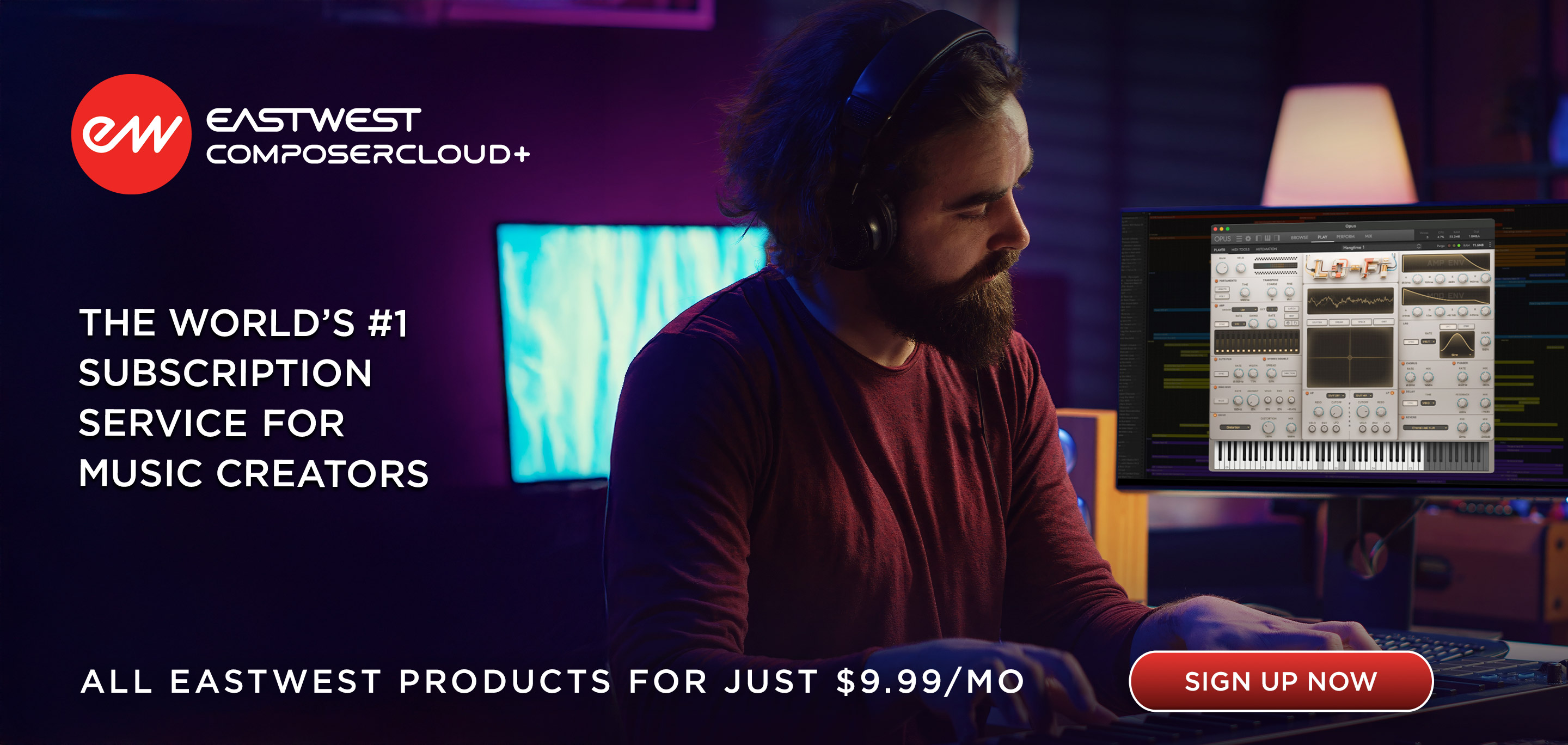 EastWest ComposerCloud+ - All EastWest Products for just $19.99/month