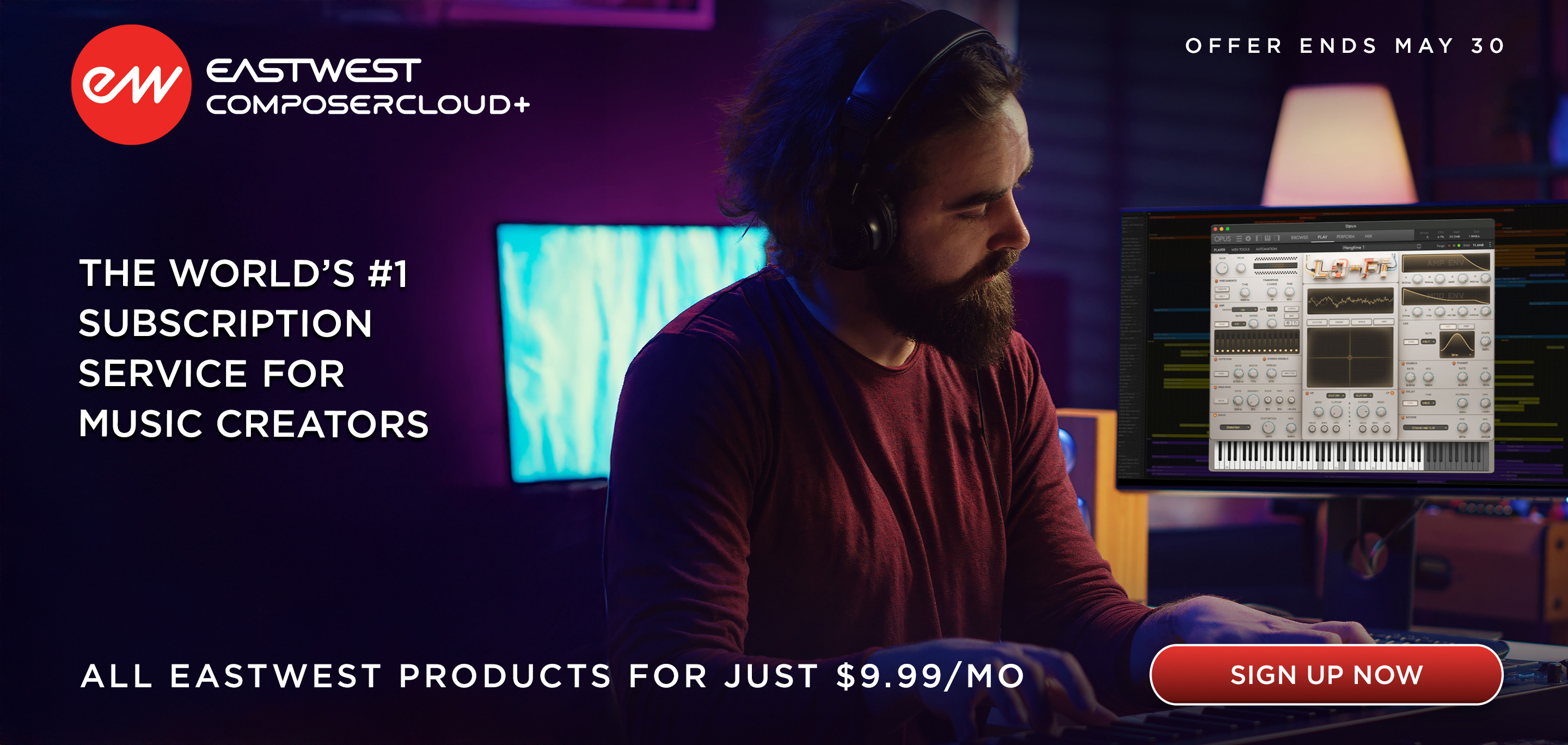 EastWest ComposerCloud+ - All EastWest Products for just $19.99/month