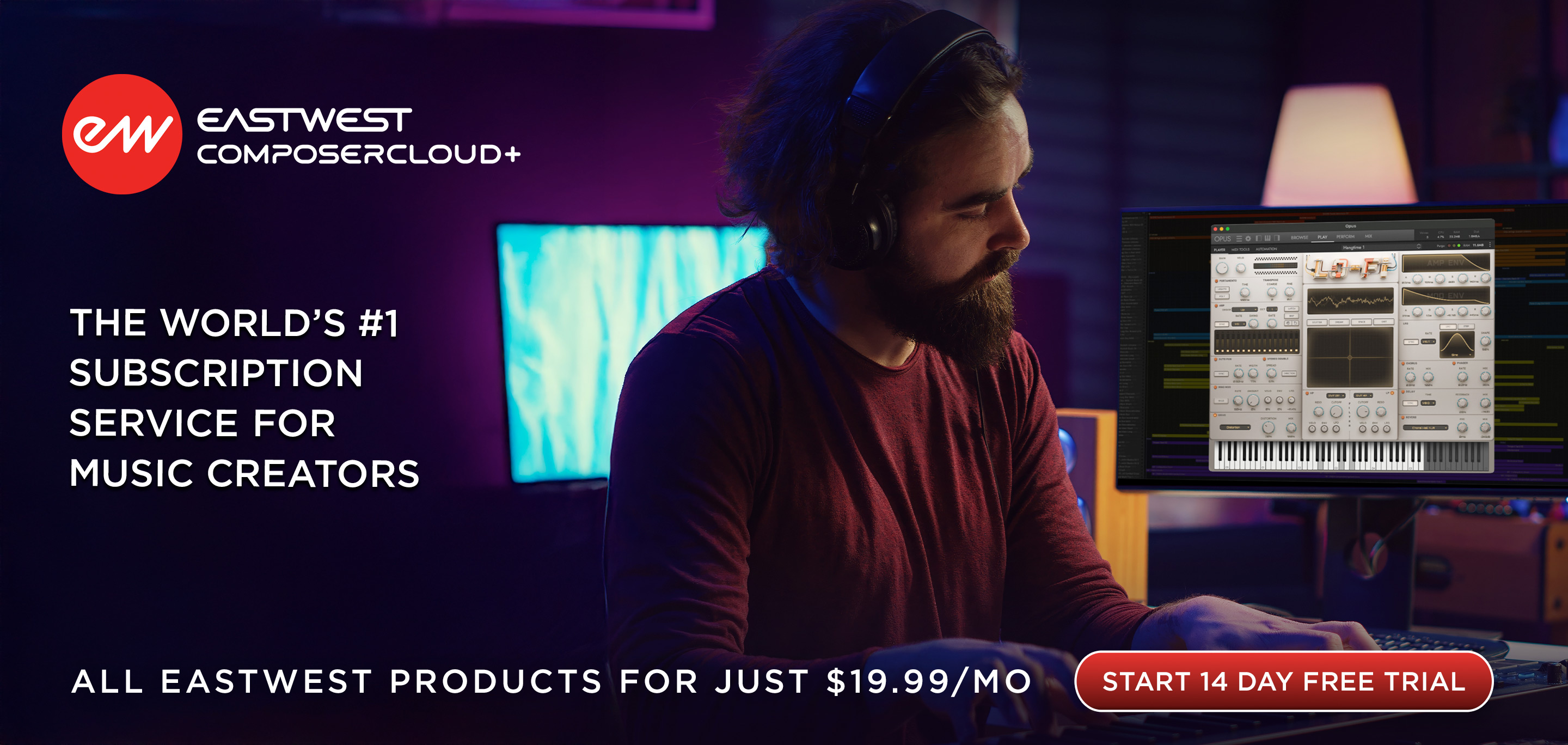EastWest ComposerCloud+ - All EastWest Products for just $19.99/month