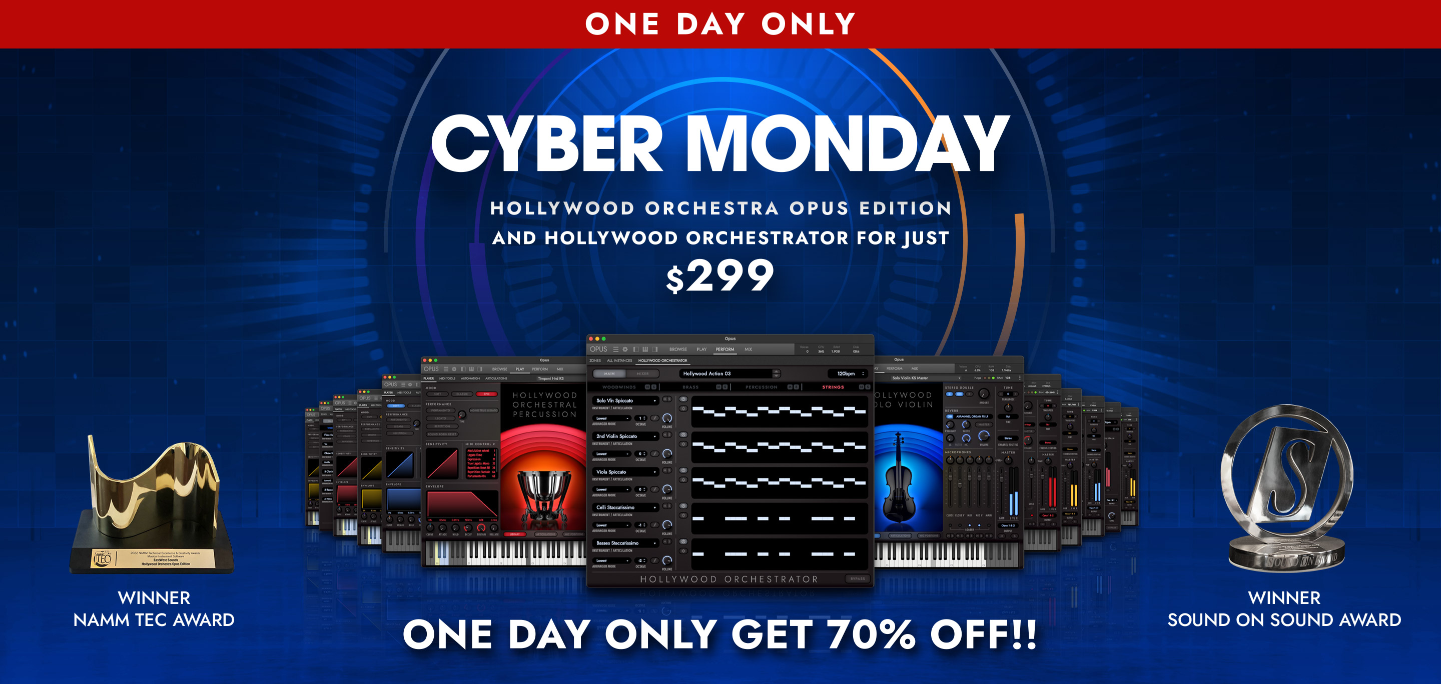 EastWest Cyber Monday Starts Now - Hollywood Orchestra Opus Edition for just $299