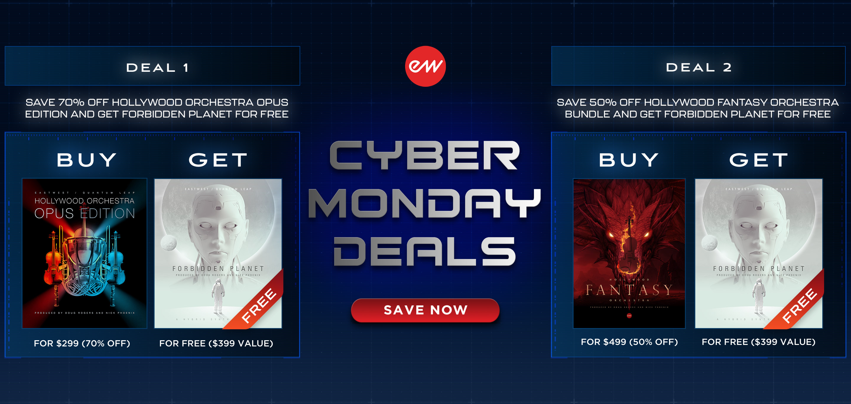 EastWest Cyber Monday - Get Forbidden Planet for FREE with qualifying purchase