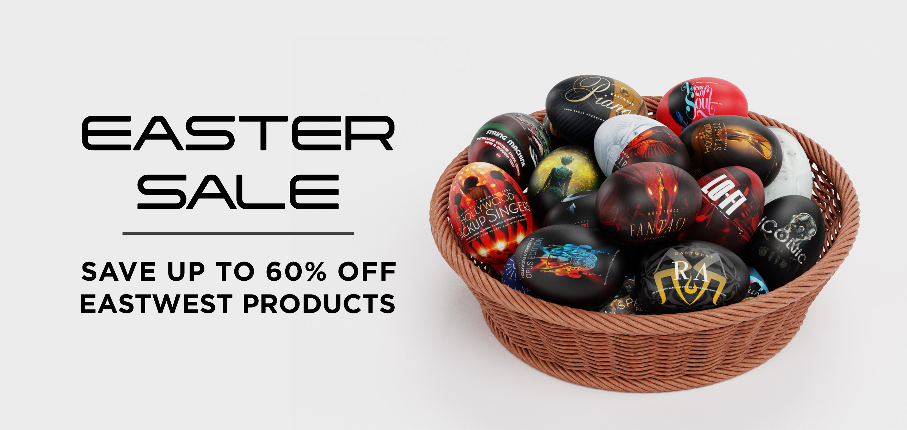 EastWest Easter Sale - Save up to 60% Off EastWest Products