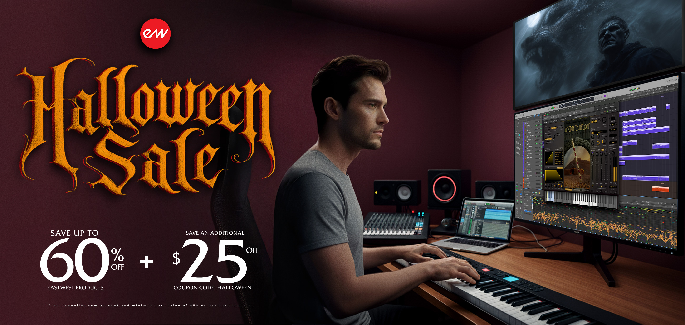 EastWest Halloween Sale - Save 60% Off EastWest Products