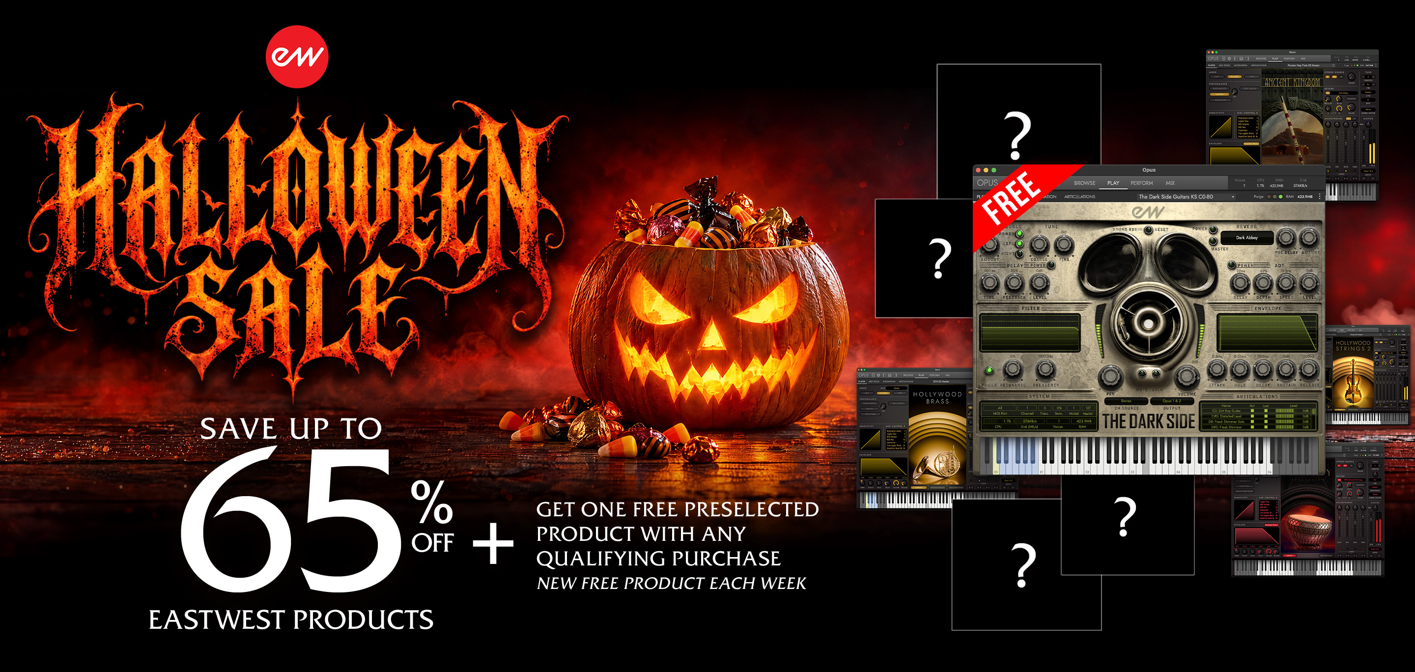 Halloween Sale - Save up to 65% Off EastWest Products