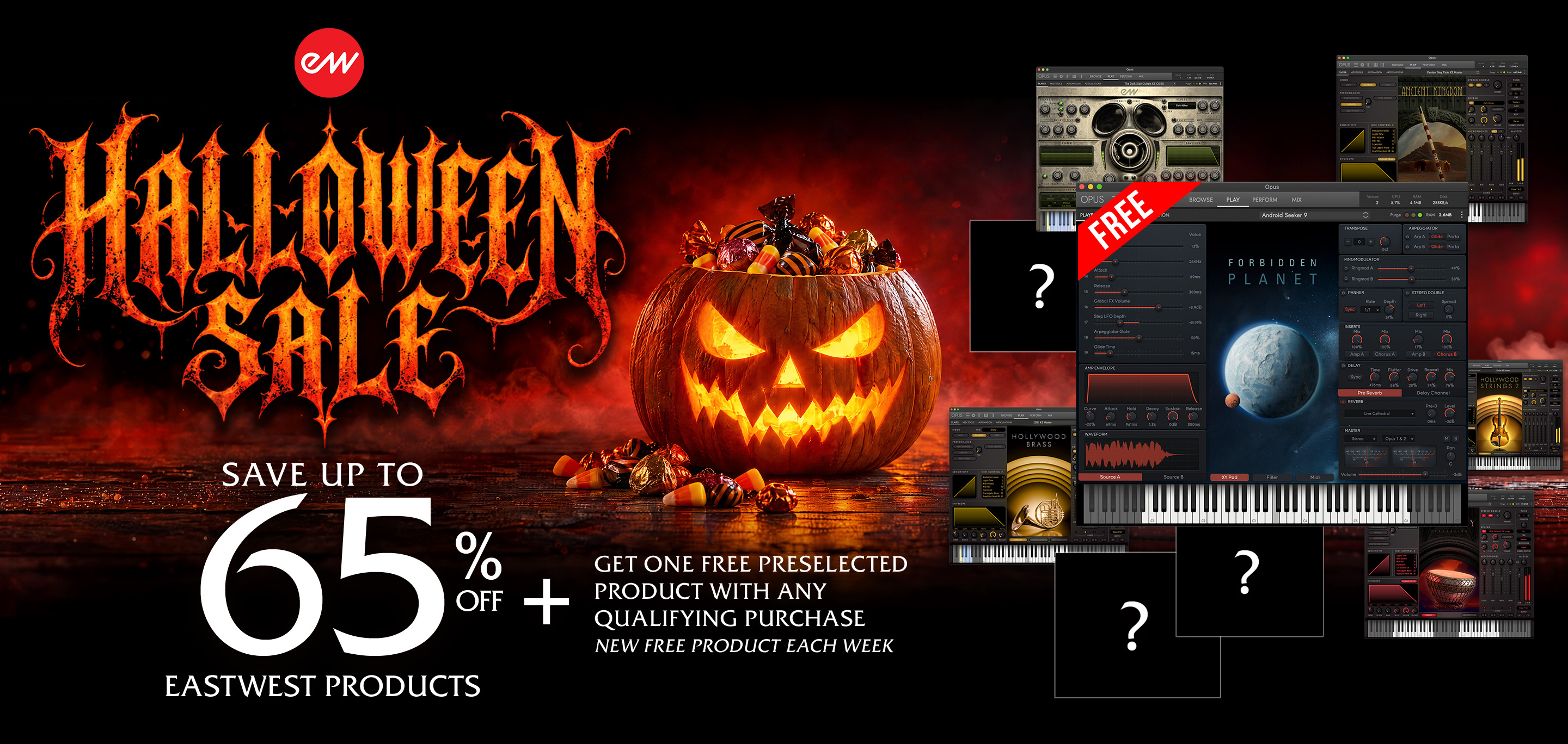 Halloween Sale - Save up to 65% Off EastWest Products