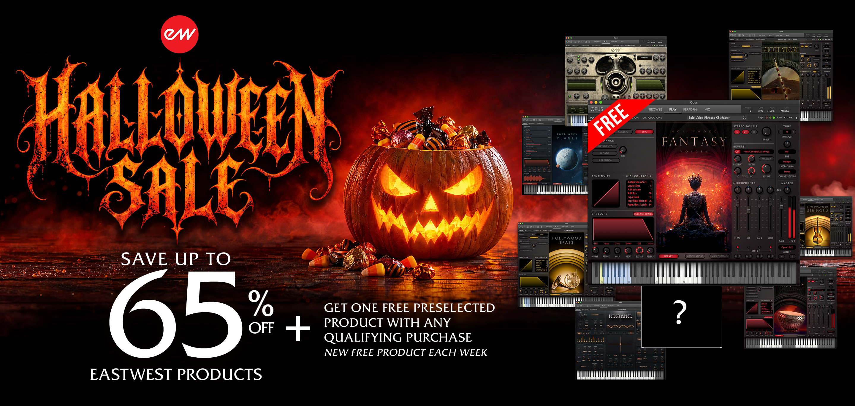 Halloween Sale - Save up to 65% Off EastWest Products