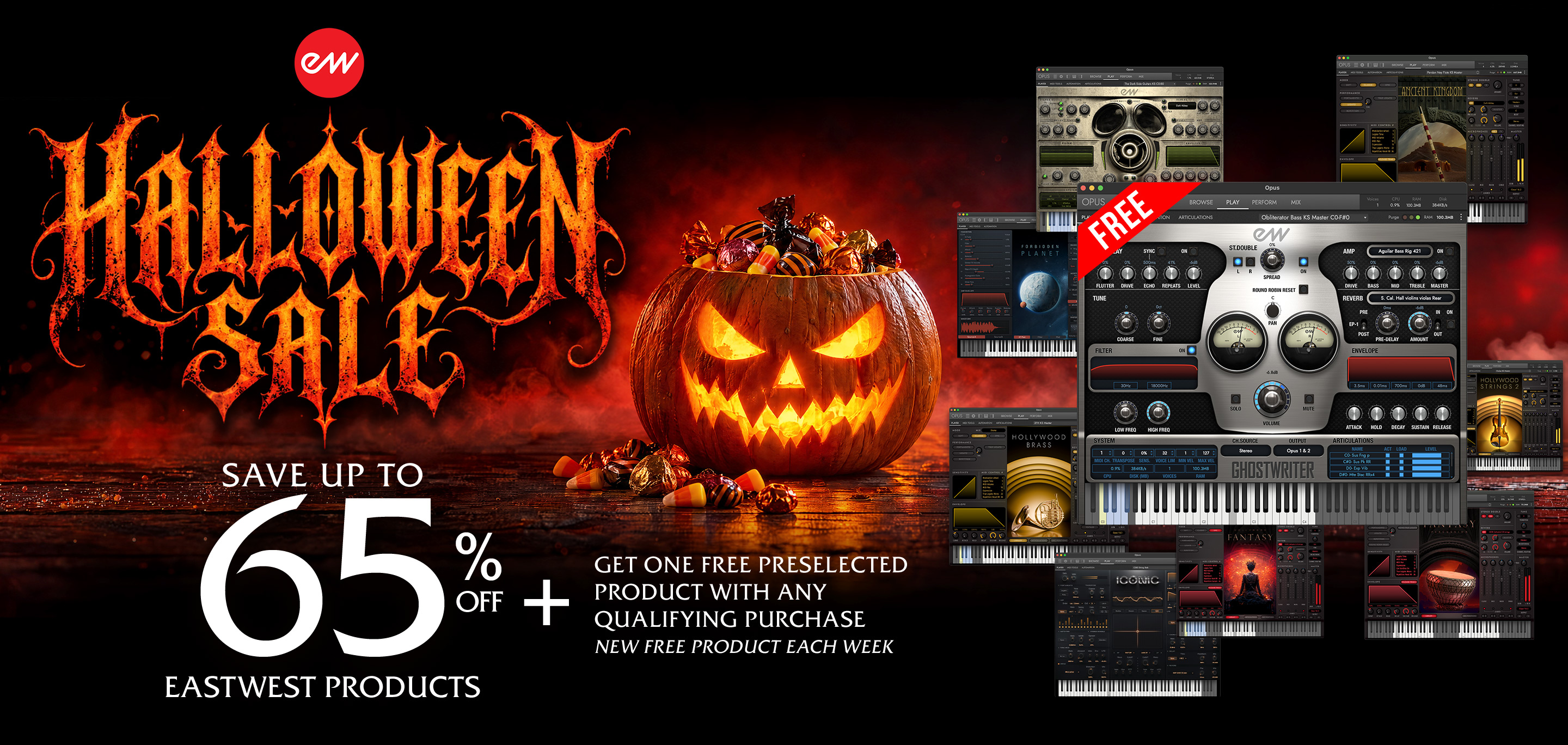 Halloween Sale - Save up to 65% Off EastWest Products