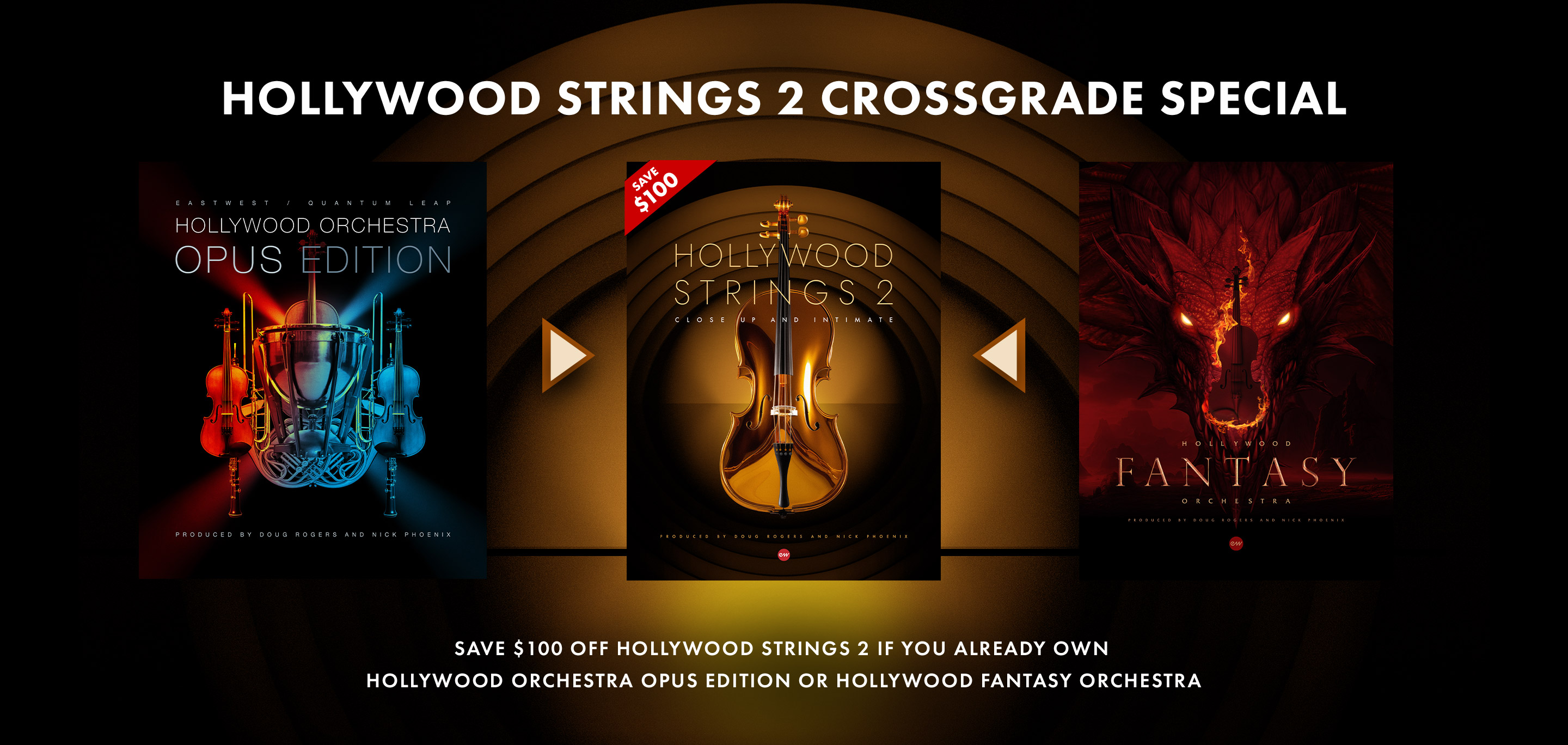 EastWest Hollywood Strings 2 - Produced By Doug Rogers and Nick Phoenix