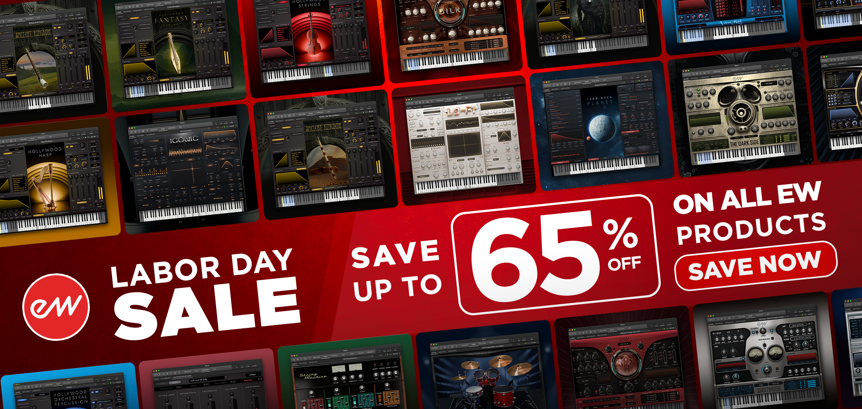 Labor Day Sale - Save up to 65% Off EastWest Products