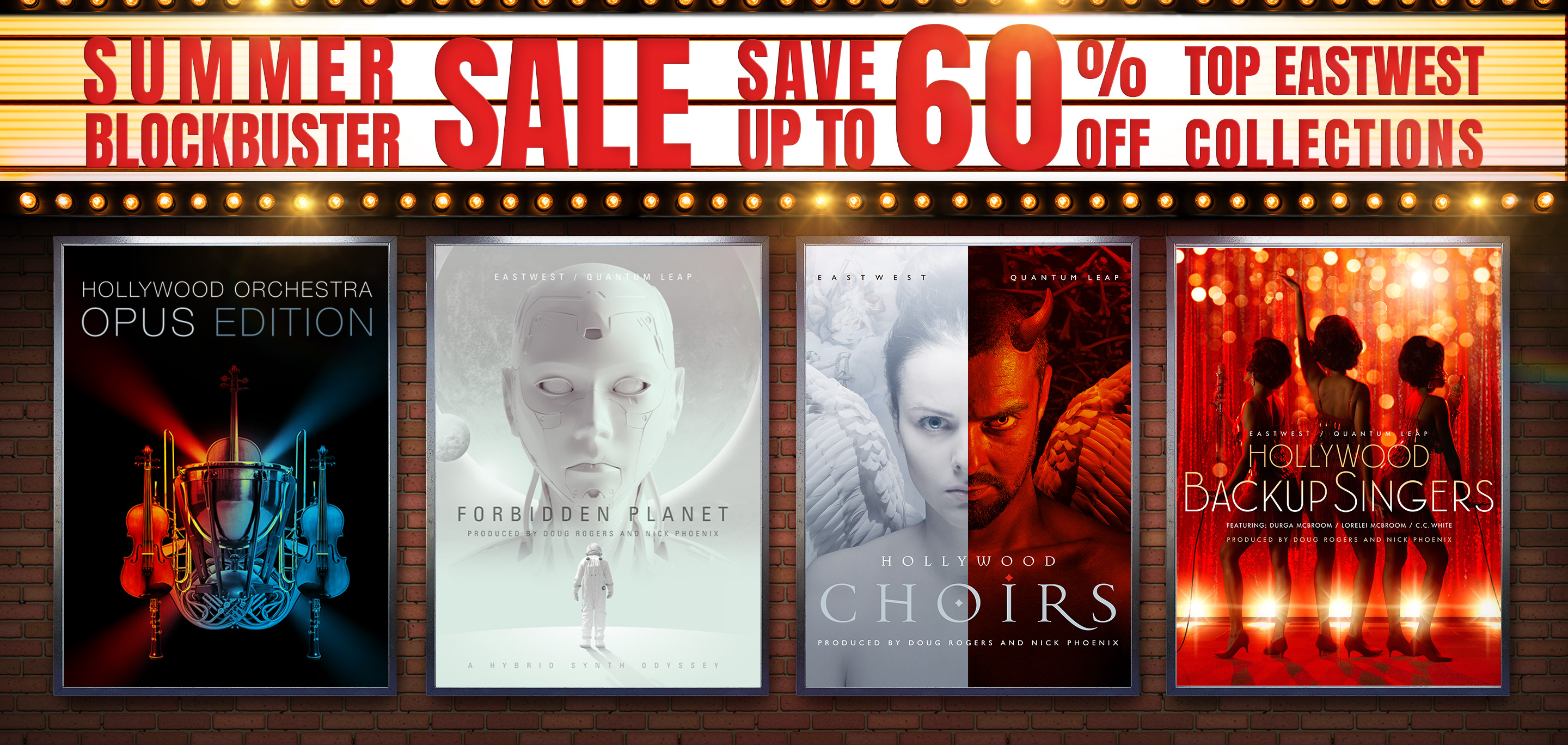 EastWest Summer Blockbuster Sale - Save up to 60% Off All EastWest Products