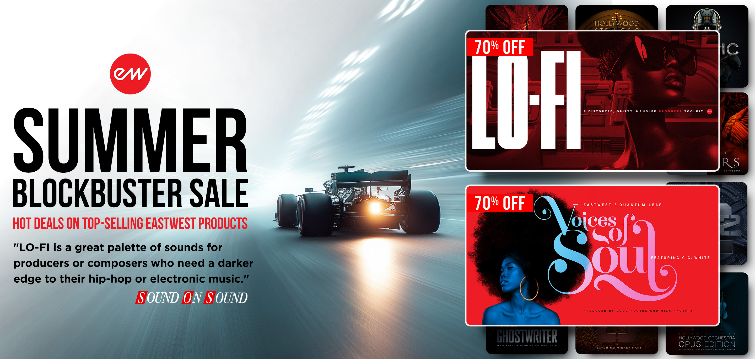 Summer Blockbuster Sale - Hot Deals on Top Selling EastWest Products