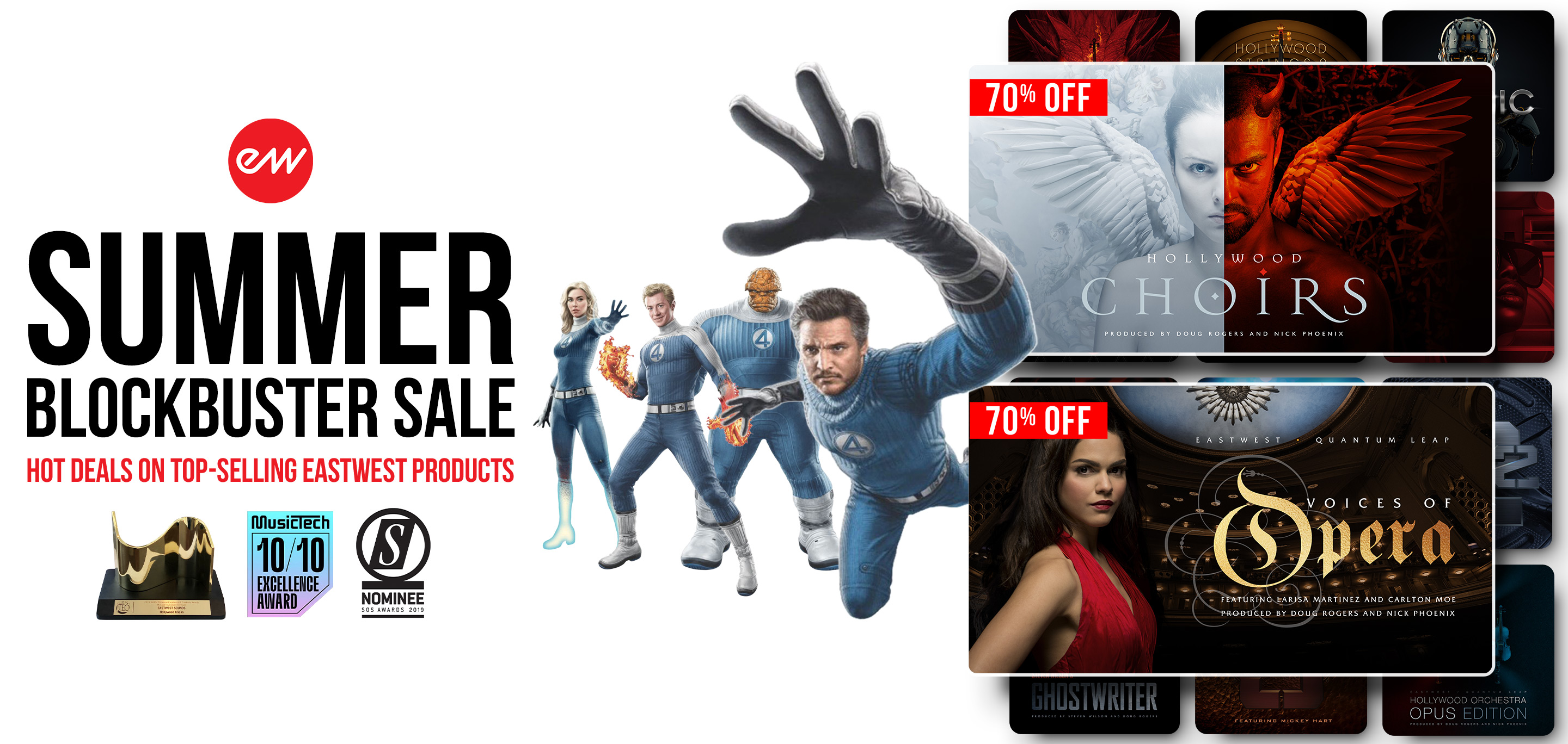 Summer Blockbuster Sale - Hot Deals on Top Selling EastWest Products