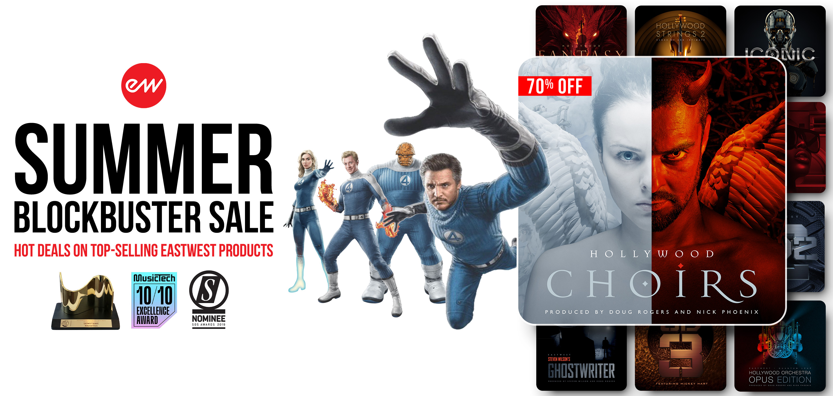 Summer Blockbuster Sale - Hot Deals on Top Selling EastWest Products