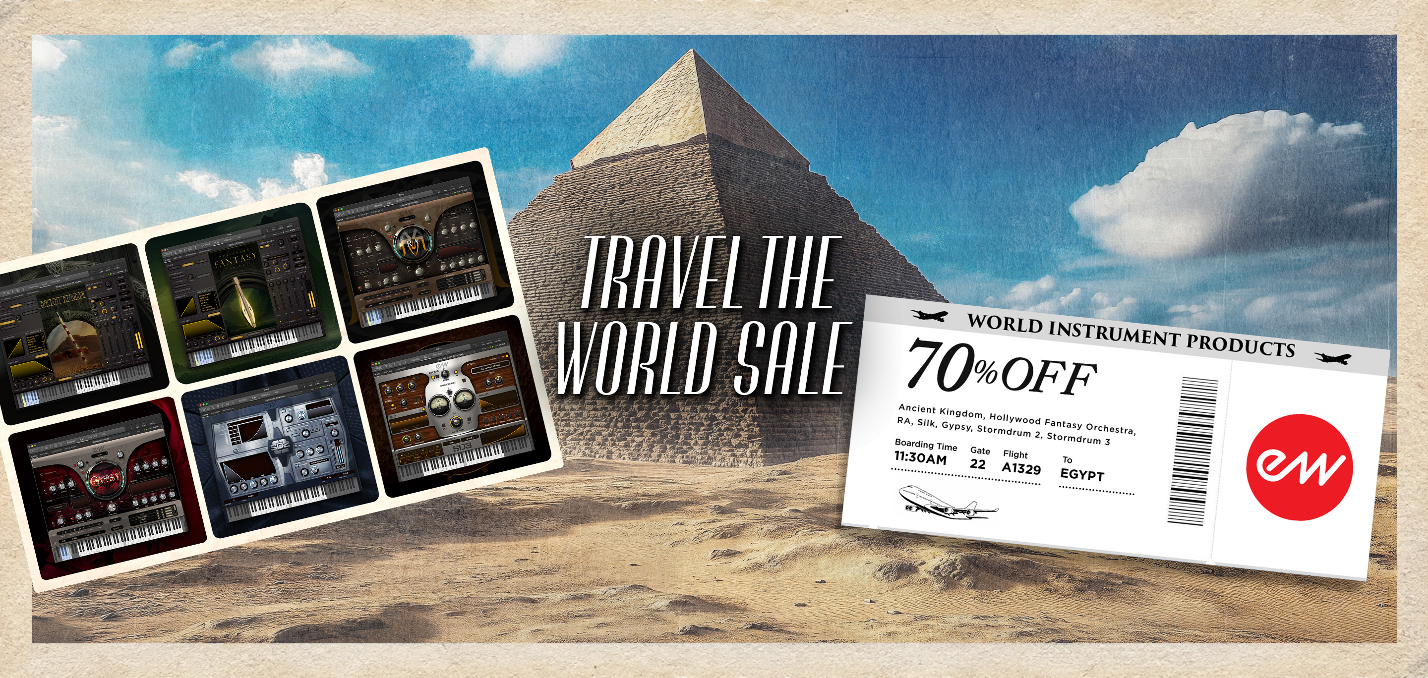 Travel the World Sale - Save up to 70% Off EastWest Products