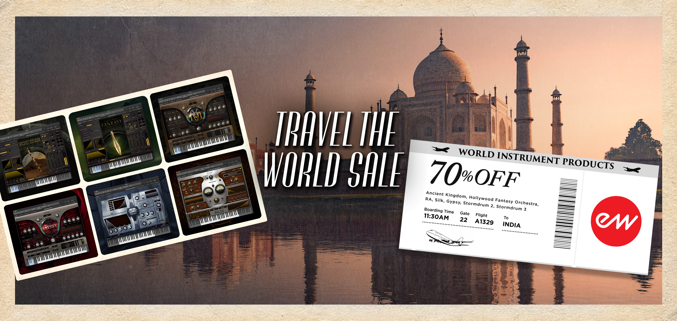 Travel the World Sale - Save up to 70% Off EastWest Products