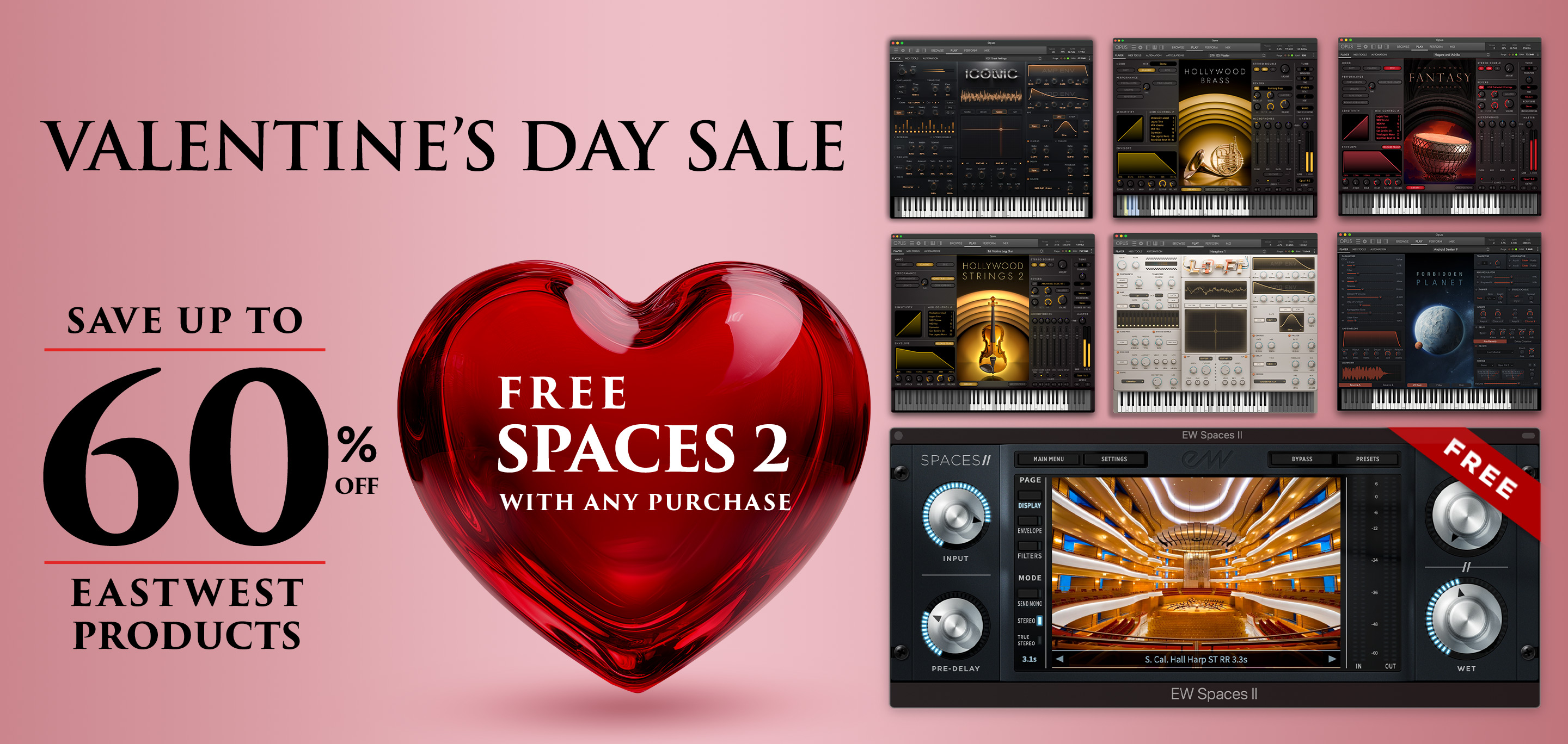EastWest Valentines Day Sale - Save up to 60% Off EastWest Products