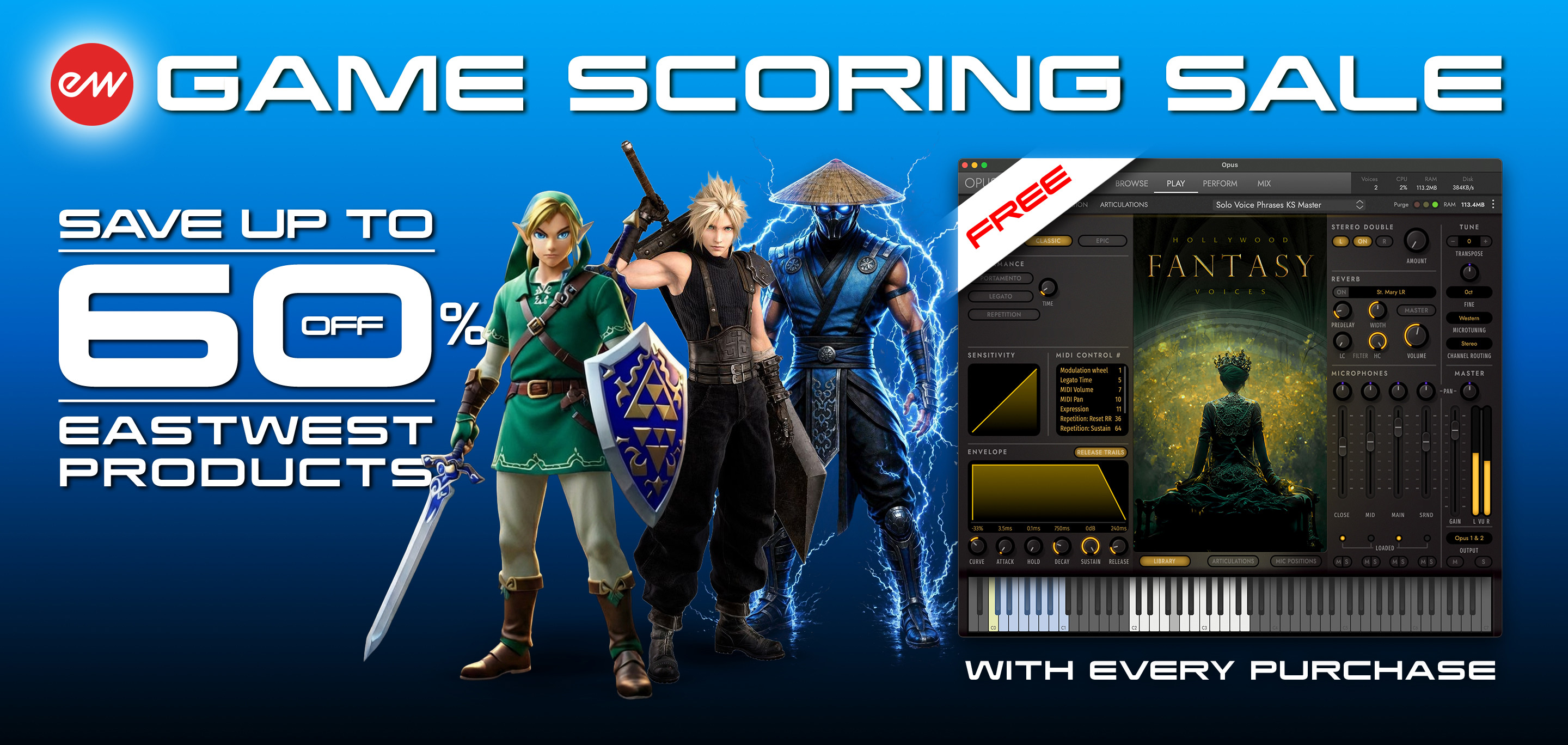 EastWest Video Game Scoring Sale