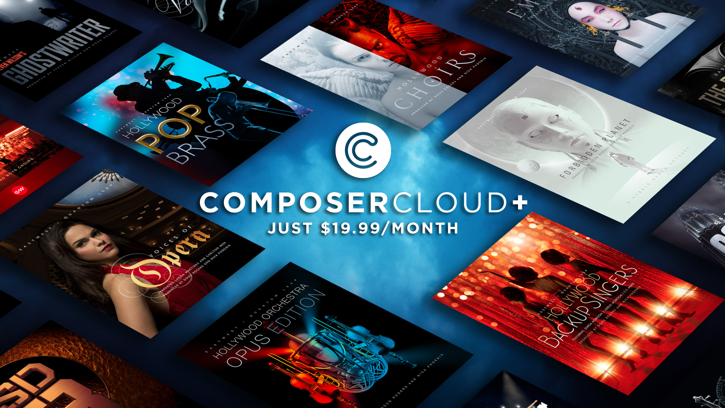 EastWest ComposerCloud+ Only $19.99/month