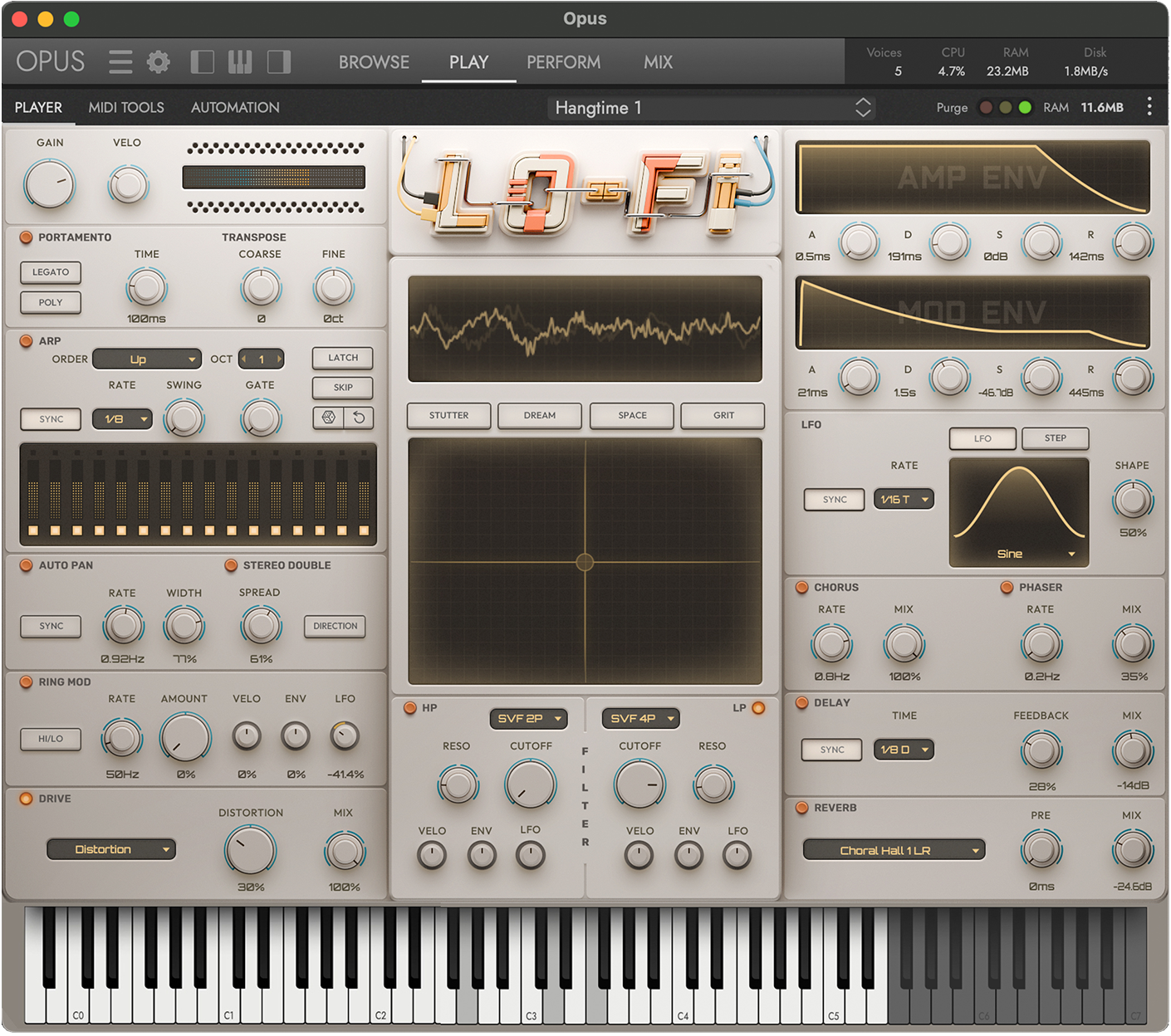 LO-FI Interface