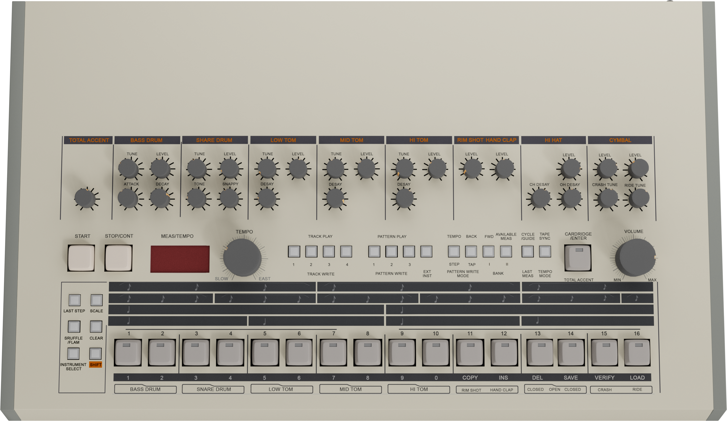 TR-909 Drum Machine