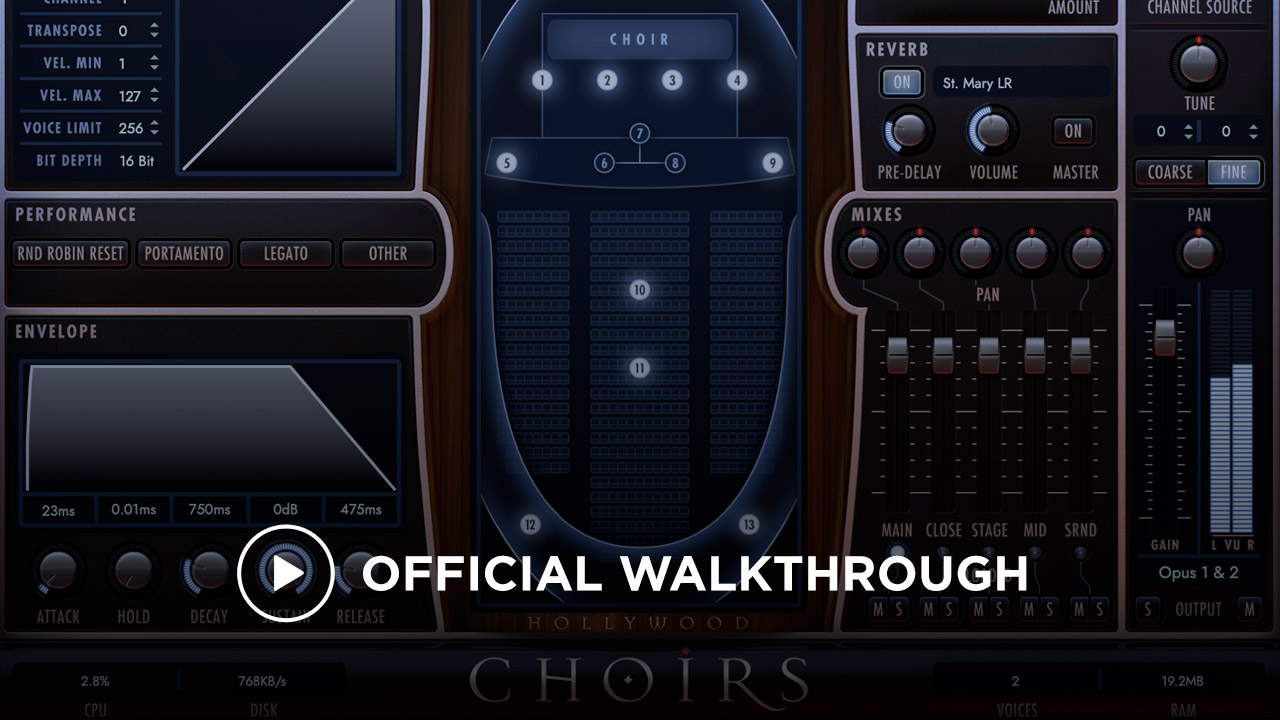 Watch the official Hollywood Choirs Walkthrough