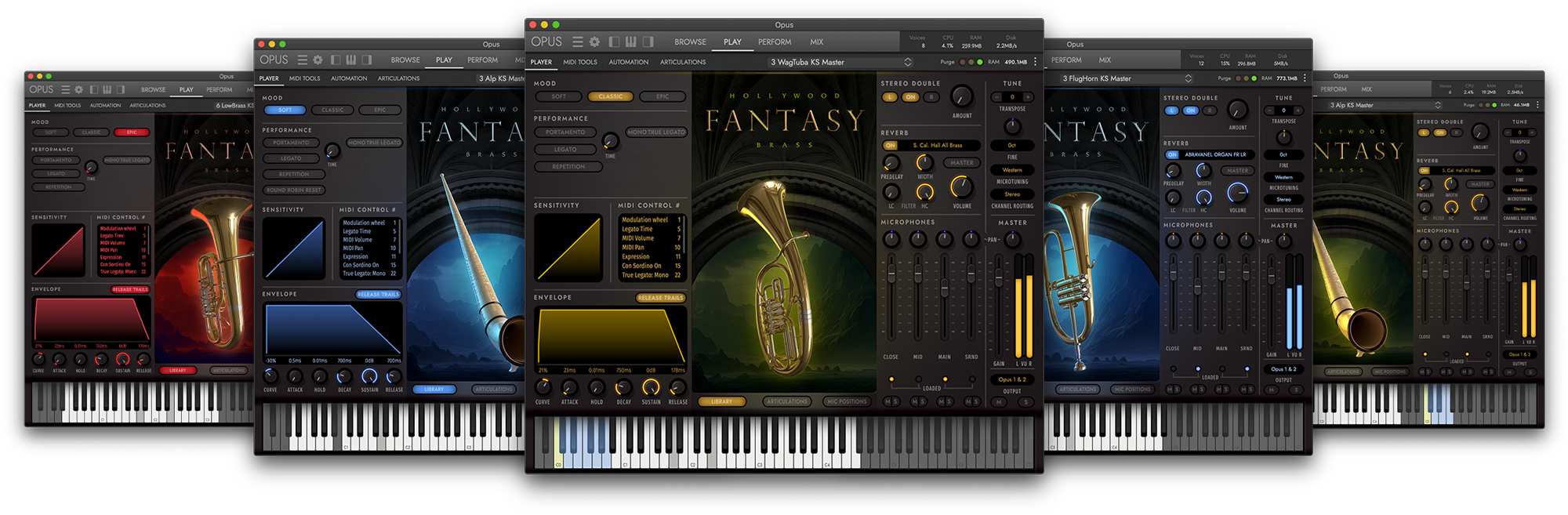 Hollywood Fantasy Brass Interfaces