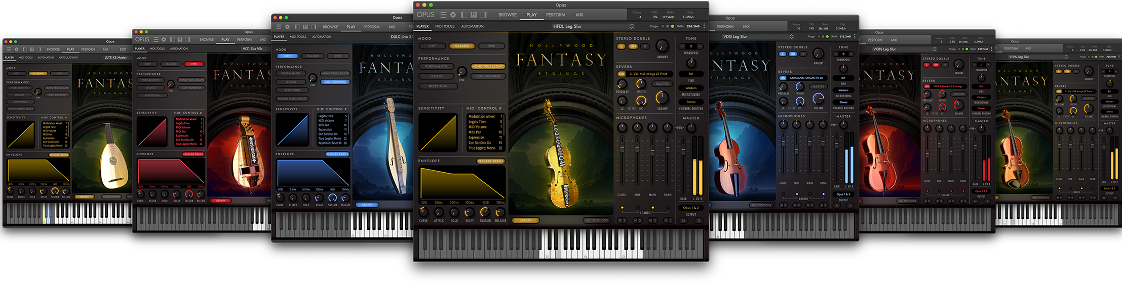 Hollywood Fantasy Orchestra Interfaces