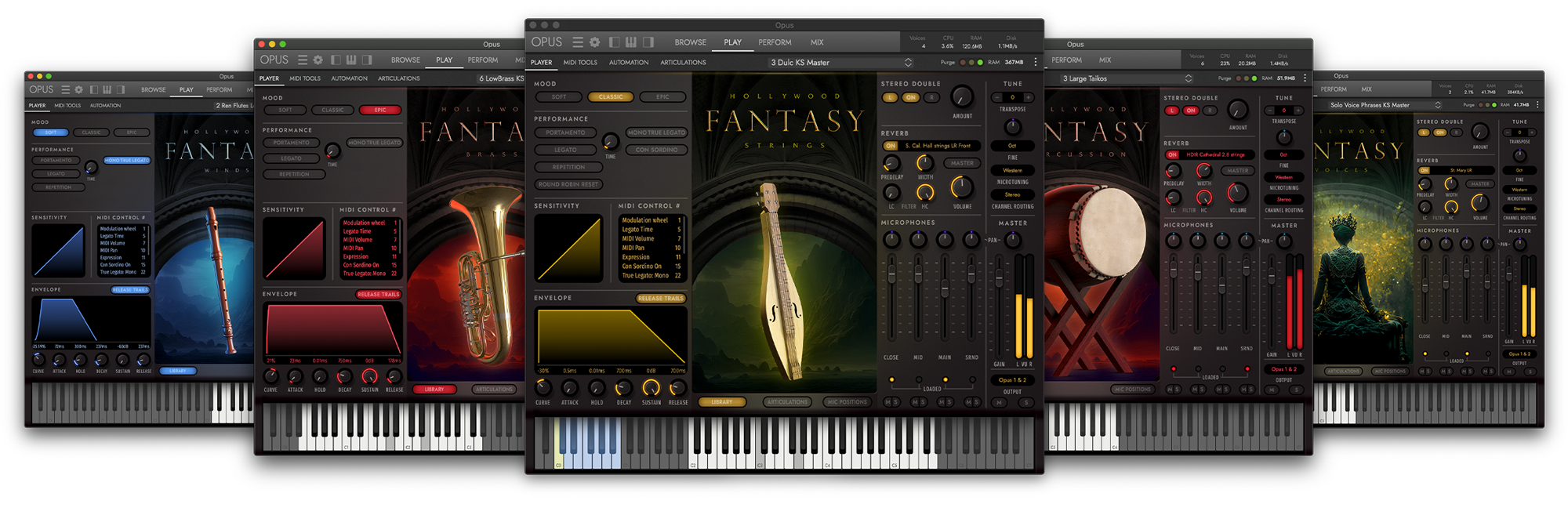 Hollywood Fantasy Orchestra Interfaces