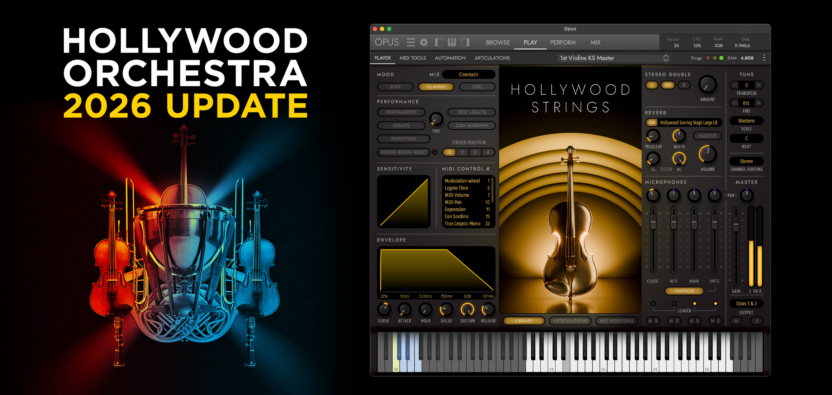 Major Update for Hollywood Orchestra Opus Edition