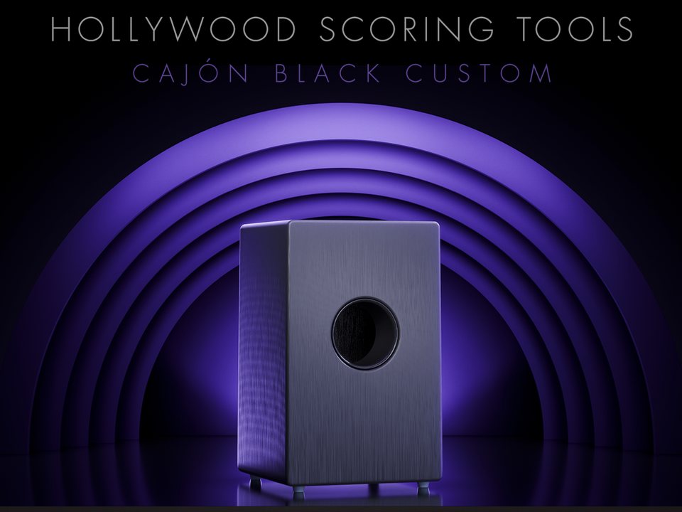 Cajón Black Custom loaded as a Single Instrument in Opus