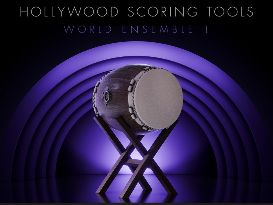 World Drum Ensemble loaded as a Single Instrument in Opus