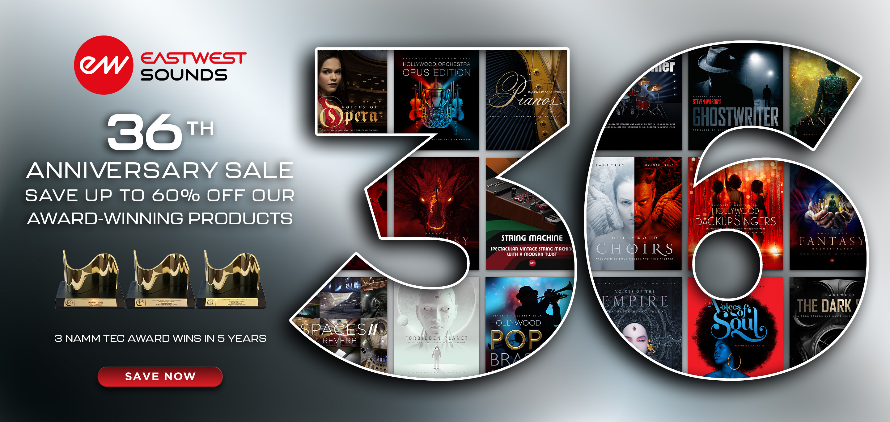 EastWest 36th Anniversary Sale - Up to 60% Off All EastWest Products