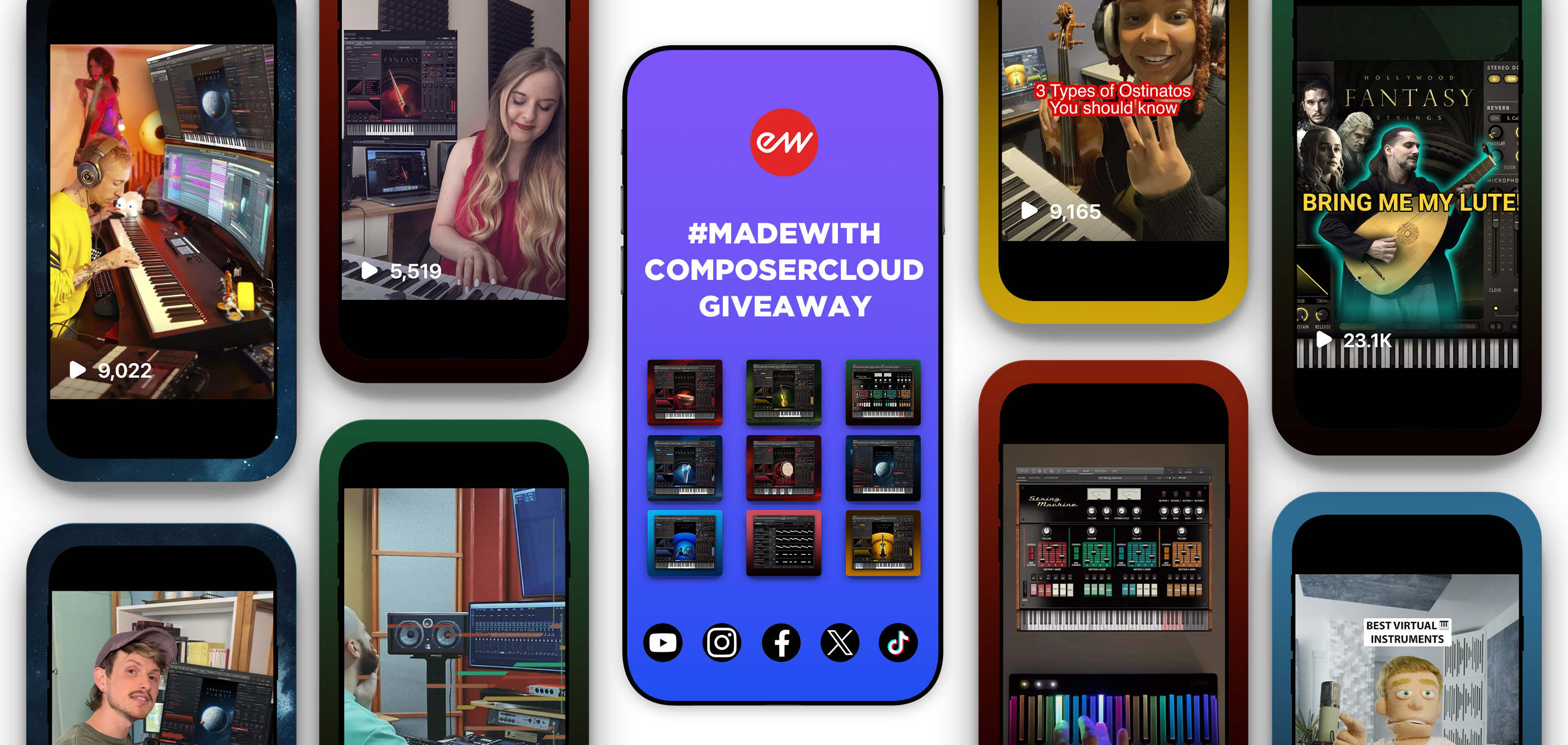 EastWest ComposerCloud+ Giveaway - Enter for a Chance to Win one of 50 ComposerCloud+ Gift Cards