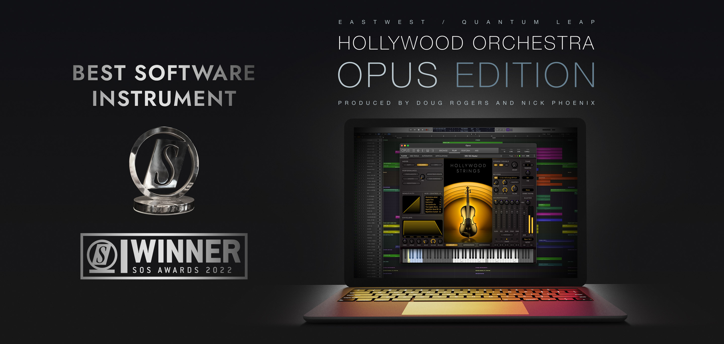 EastWest Hollywood Orchestra Opus Edition - SOS Award Winner - Best Software Instrument