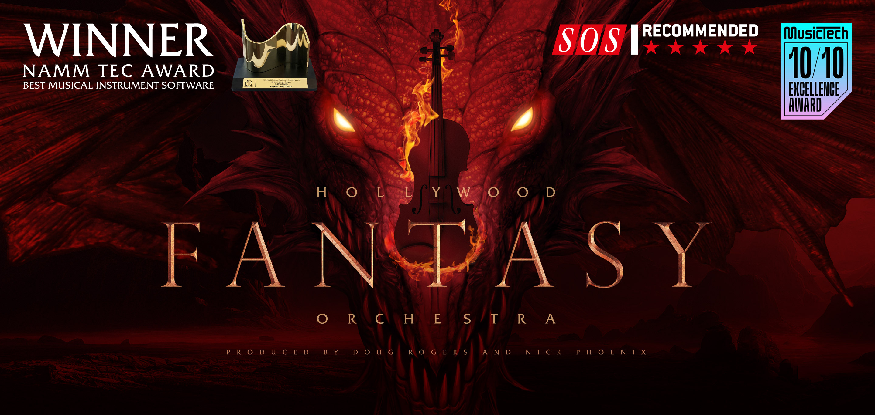 EastWest Hollywood Fantasy Orchestra - NAMM TEC Award Winner for Best Musical Instrument Software