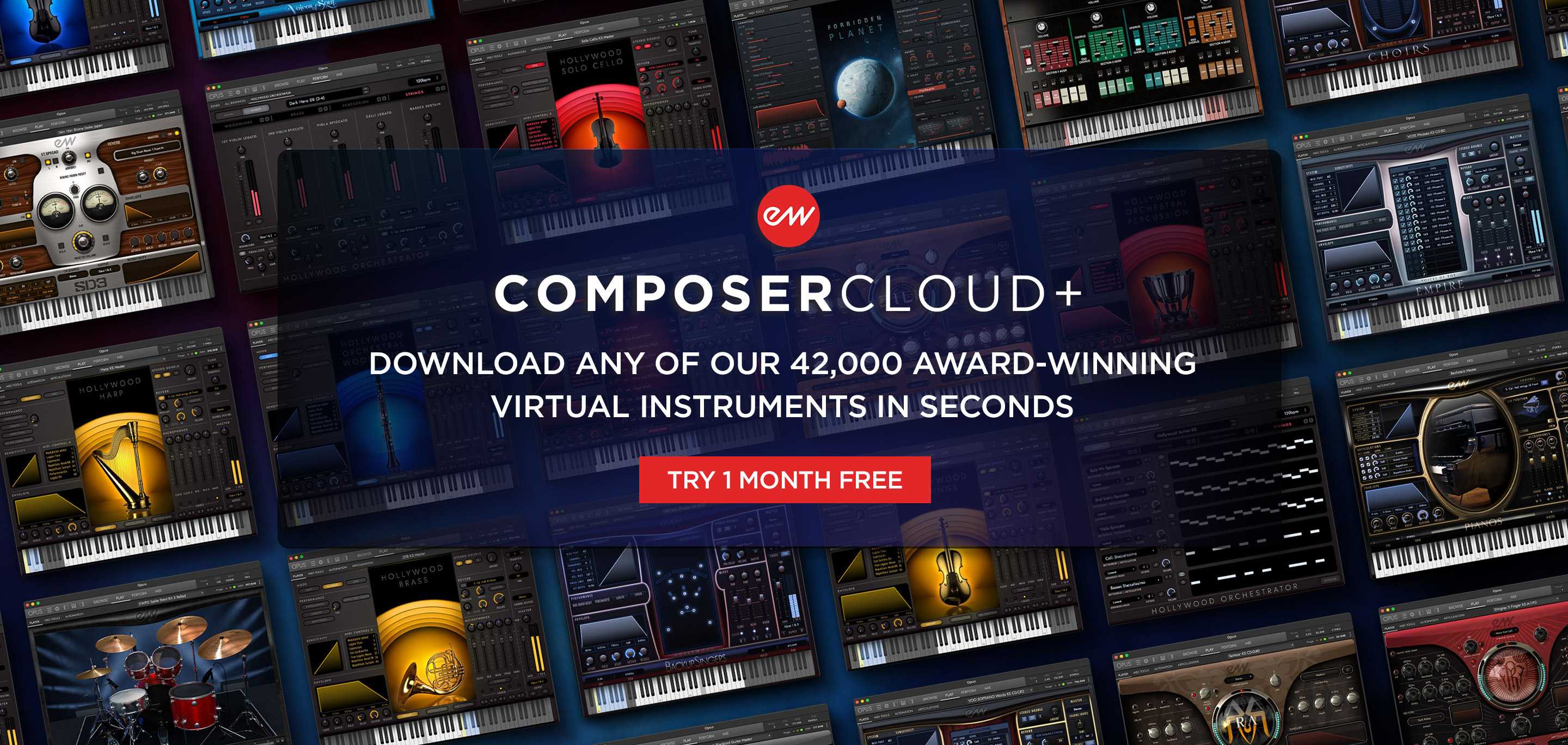 EastWest ComposerCloud+ Download any of our award-winning virtual instruments in seconds