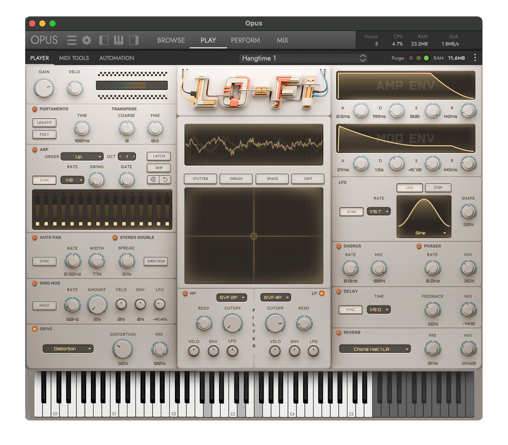 LO-FI Interface