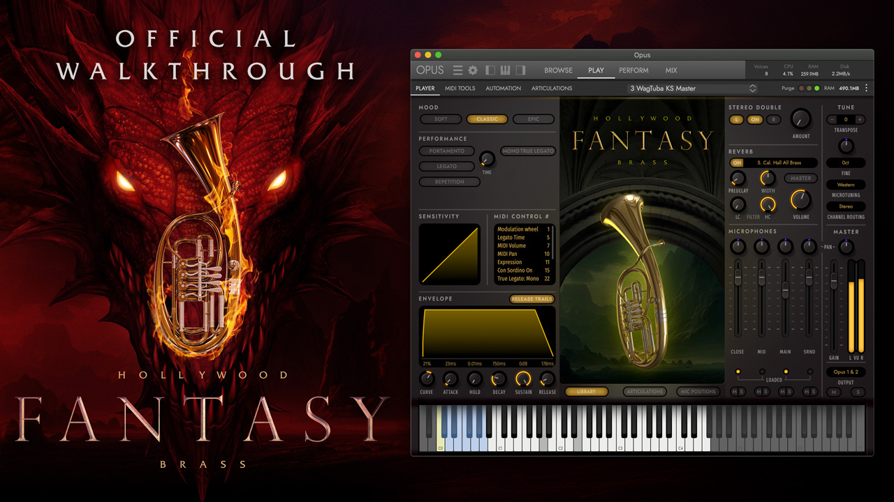 Watch the official Hollywood Fantasy Orchestra Walkthrough