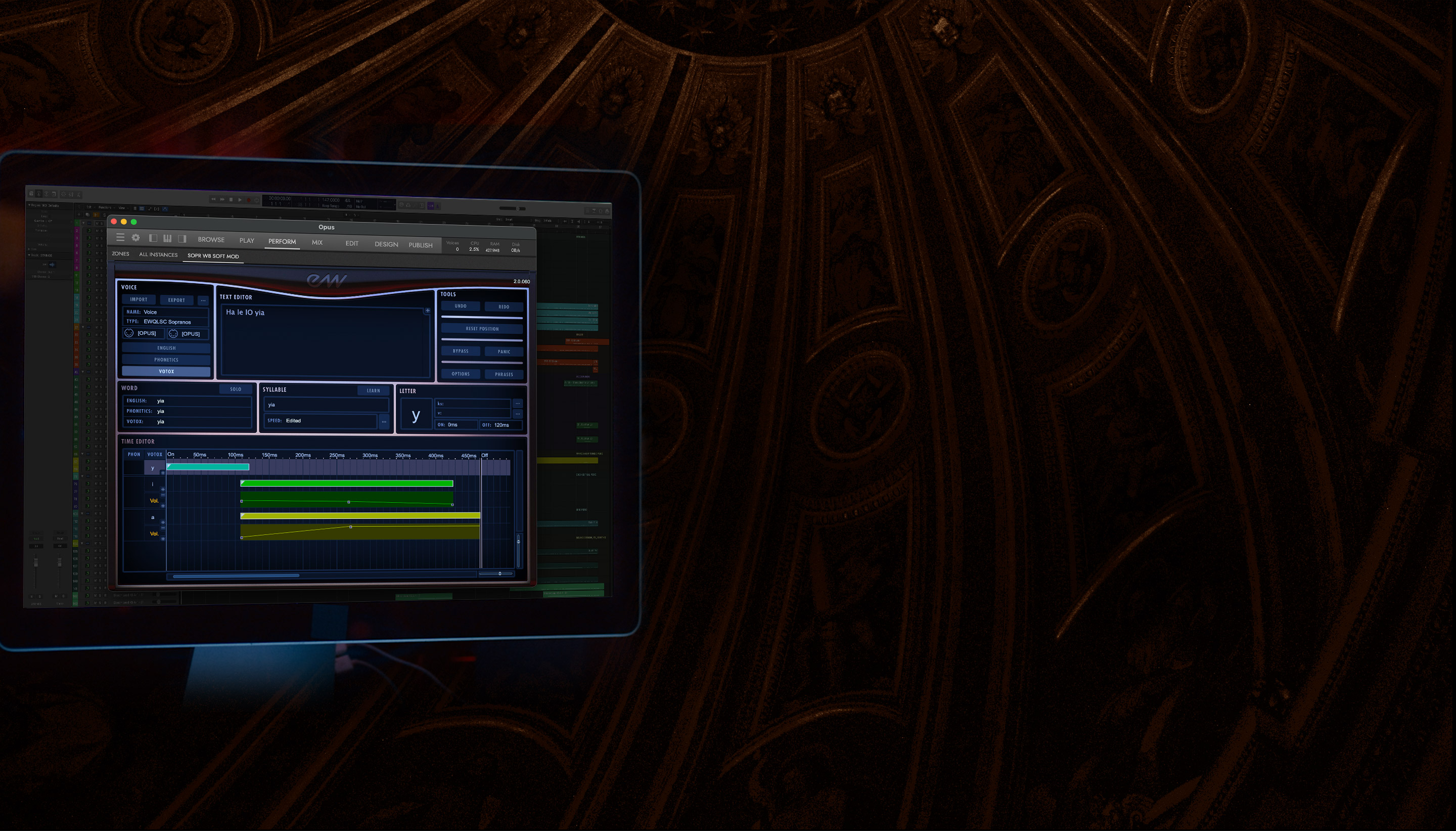 Symphonic Choirs Interface