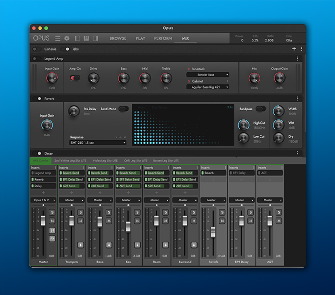 Hollywood Orchestrator interface