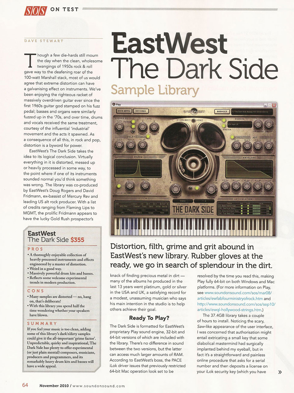 The Dark Side | Grunge VST Plugin| EastWest