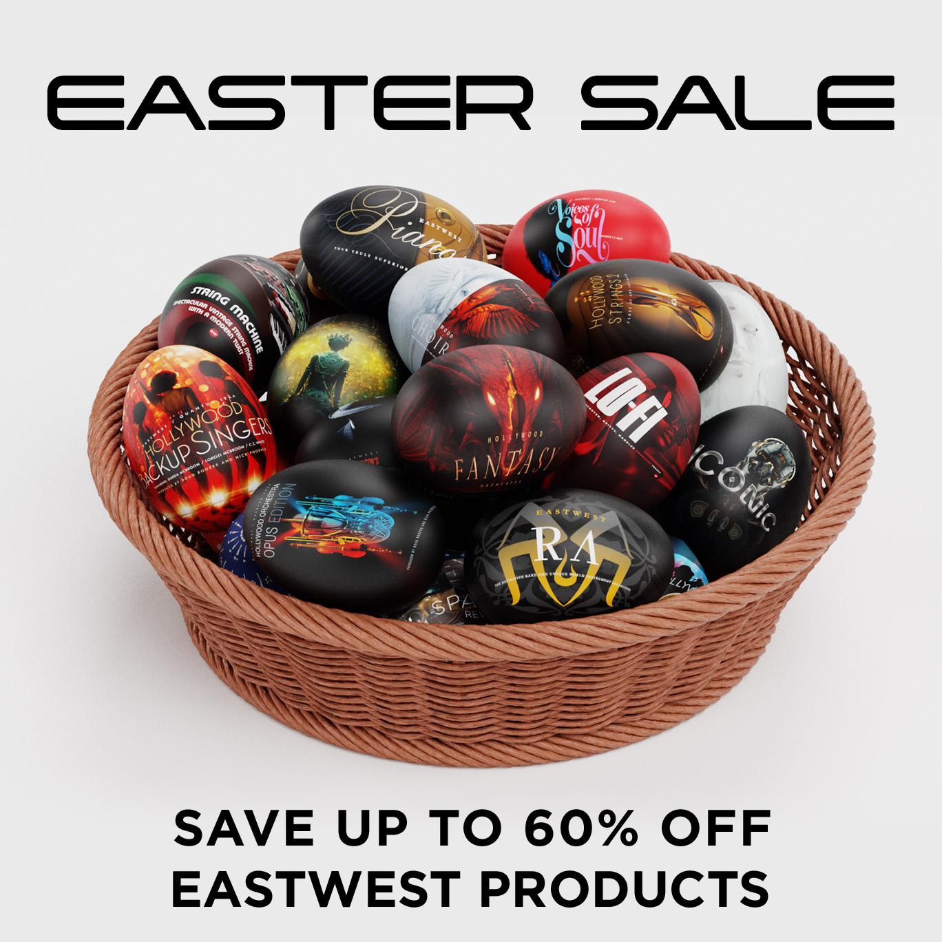 EastWest Easter Sale - Save up to 60% Off EastWest Products